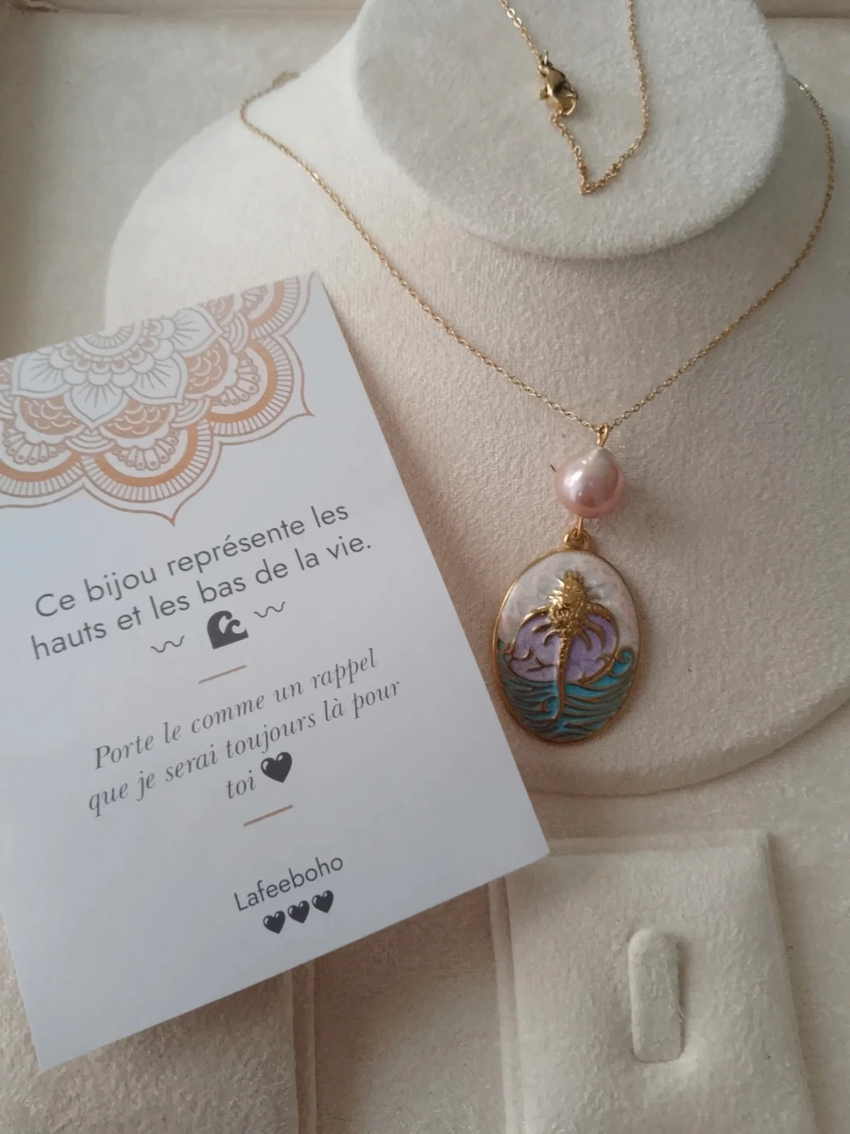 Collier vague de la vie + carte offerte – photo 4